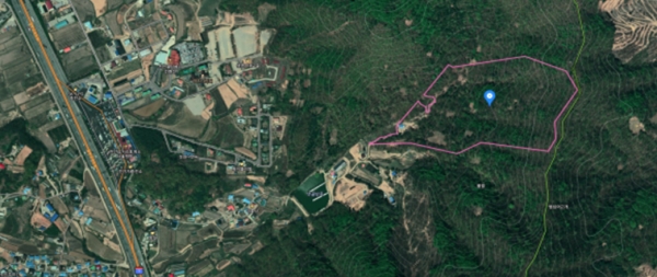 반려동물 테마파크 조성 (위치도)