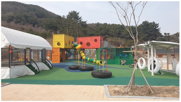 내포보부상촌 보부상놀이터 전경