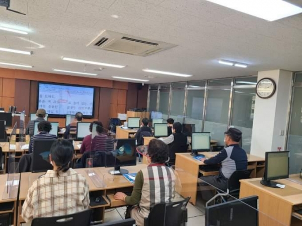 지난해 주민정보화교육 모습