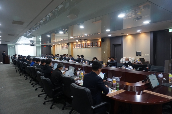 24일 태안발전본부에서 열린  ‘발전설비 소‧부‧장 국산화 현장설명회’ 개최