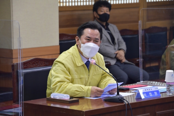 박정현 부여군수 발언 장면