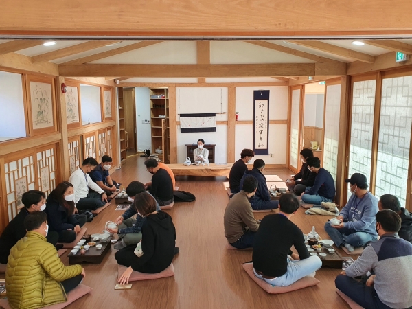 지난 2020년 해양경찰 산림치유 사진