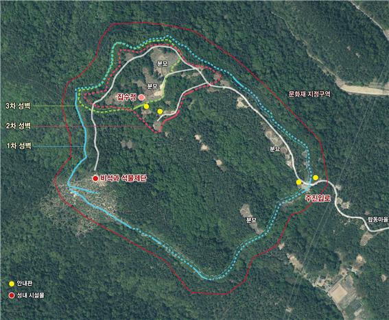 석성산성 발굴 대상지