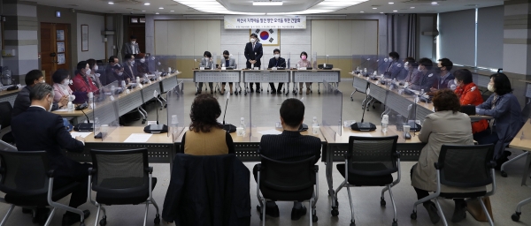 아산시의회 지역예술인들과의 간담회