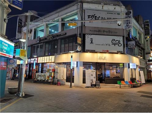 방범용 CCTV 설치 모습