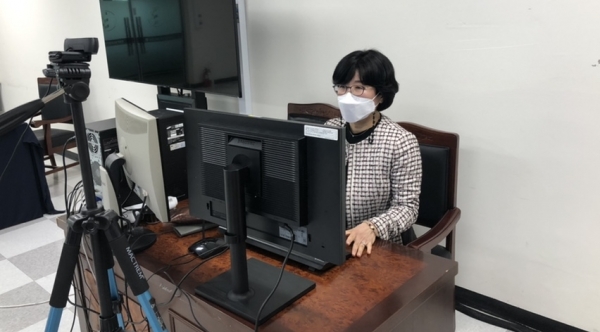 친절서비스 실천 교육 모습.