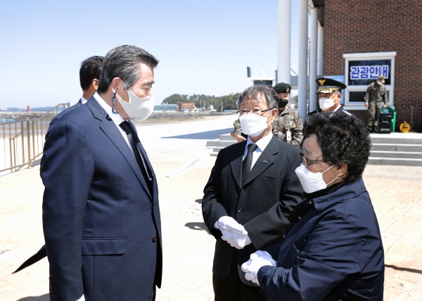 한상국상사 추모식 모습