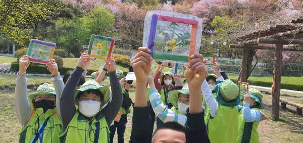 아산숲사랑청소년단 활동 사진