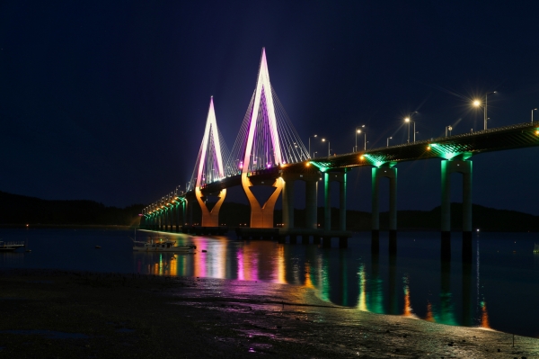 원산안면대교 모습.