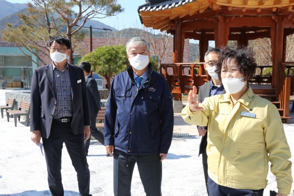 (자연치유센터)문정우 금산군수, 금산읍·추부면 도시계획도로 등 현장 행정