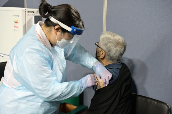 백신 예방접종센터 사진