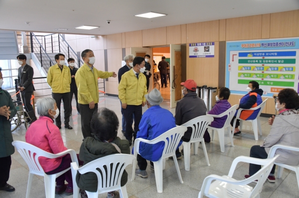 코로나19 백신 예방접종센터 전경