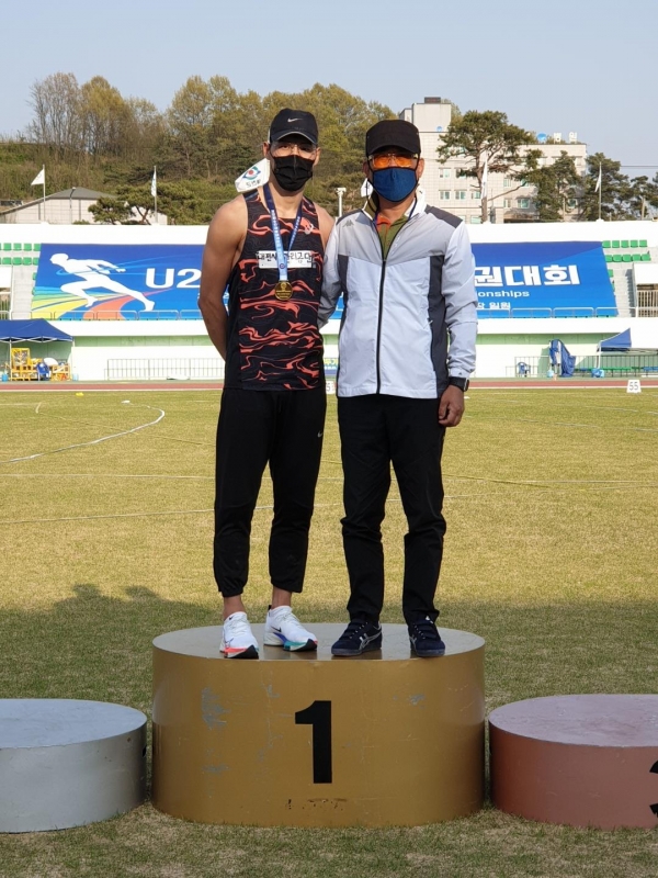 금메달을 획득한 한두현 선수