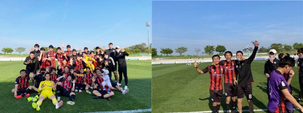 당진시민축구단 5연승 모습