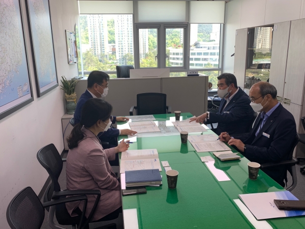 김동일 보령시장 국토부 방문 협의사진