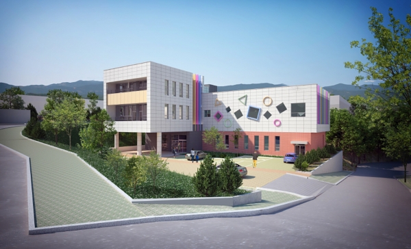 태안군 육아지원거점센터 조감도