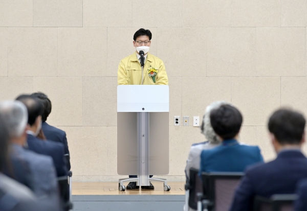 공주시, 주민자치협의회 제3기 출범식 개최 모습