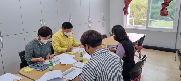 장애인거주시설 다솜 특별 방역수칙 점검 모습