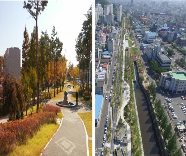 주민 친화적 공간 조성 사례 ( 포항 철길숲)