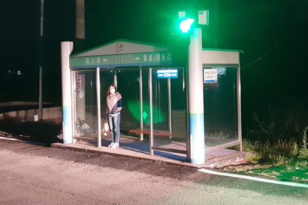 버스 승차 알림 시스템 야간 운영 사진