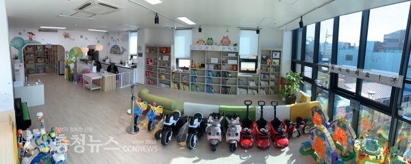 온누리 예산놀이터 장난감도서관 내부 모습