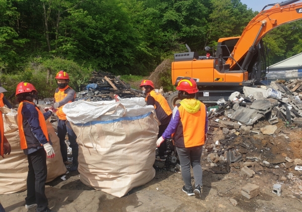 의용소방대 세종시 장군면 복구 지원 활동