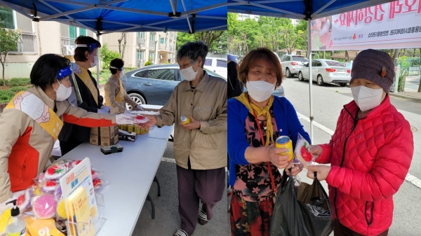 쌍용종합사회복지관, 어버이날 맞이 마을캠페인 진행