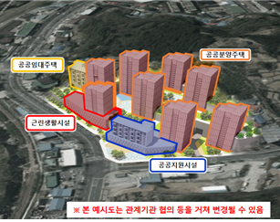 천동 알바위 조감도