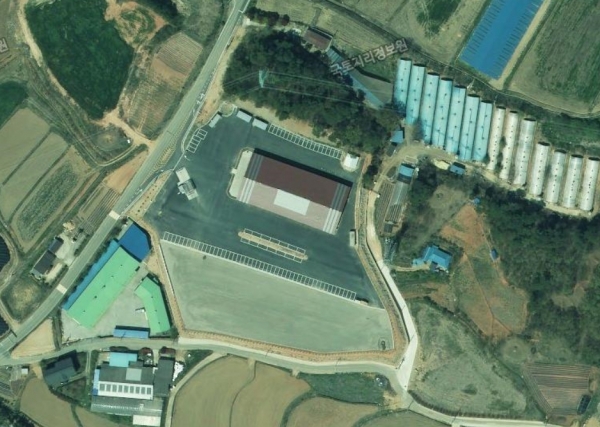 최신 항공영상 - 세종공주축산농협 가축시장