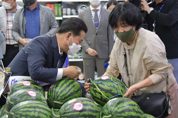 굿뜨래 판촉행사 (농특산물 소비촉진 부여군의 날 행사 장면)