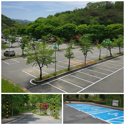 침산동 제1노외 공영주차장 시설물 정비 모습