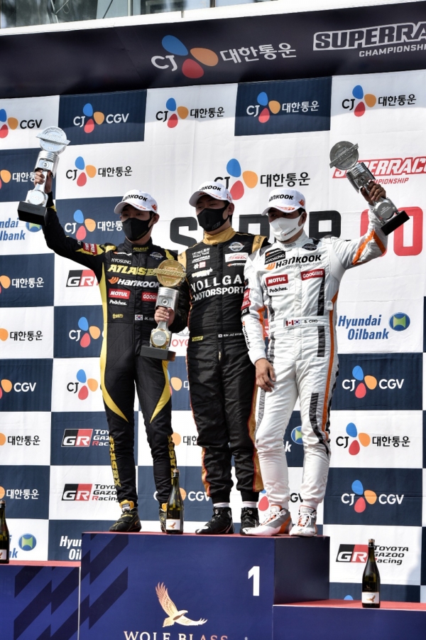 CJ슈퍼레이스 2020 시즌 3라운드 시상식