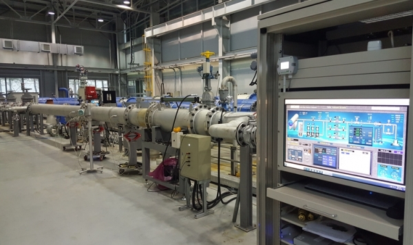 물산업기자재인증센터 밸브 시험시스템 전경