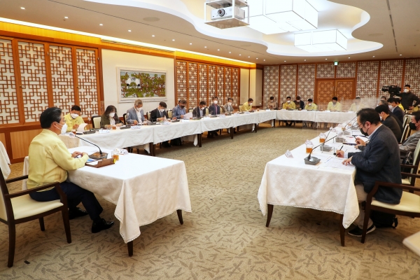 당진형 뉴딜 민관거버넌스 회의 개최 모습