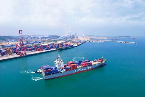 서산 대산항 전경