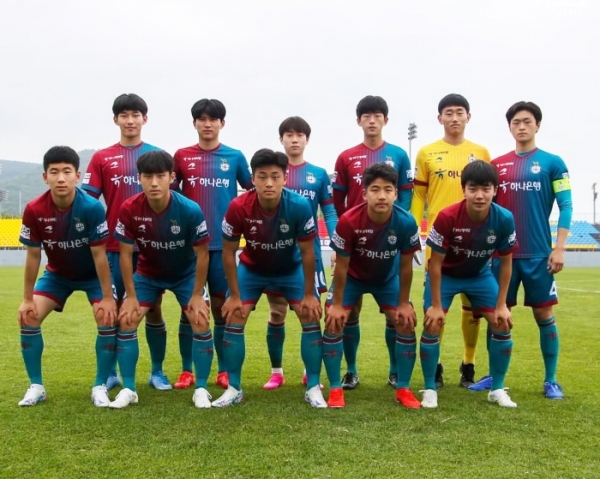대전하나시티즌 U18 선수들