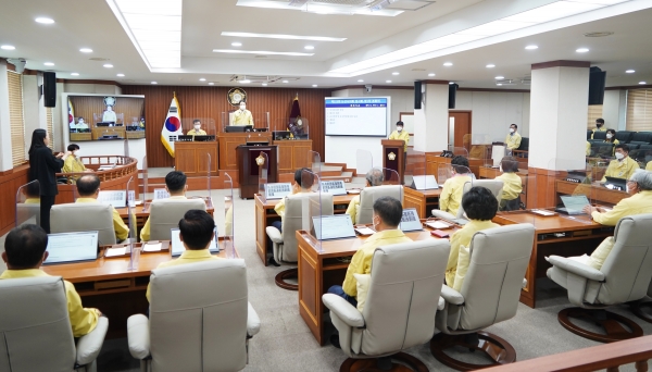 논산시의회, 제223회 임시회 개회