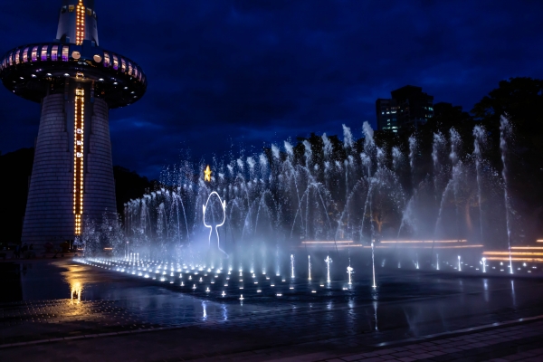 엑스포과학공원 음악분수