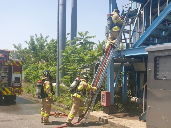 세종소방서 상반기 소방전술평가