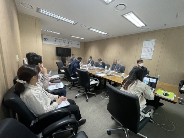 천호지 수변경관 개선사업 실시설계 용역의 착수보고회 개최