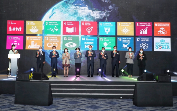 김홍장 시장,  지속가능발전과 기후변화대응 컨퍼런스 참석 모습