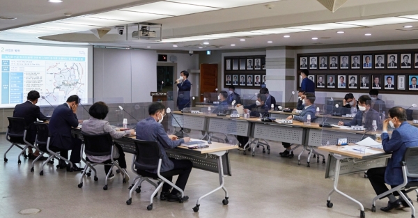 2040 아산 도시기본계획 착수보고회 장면