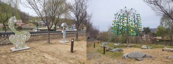 (좌)세라믹 스페이스'다시, 봄', (우)천안중견작가회 '흥20-미래로'