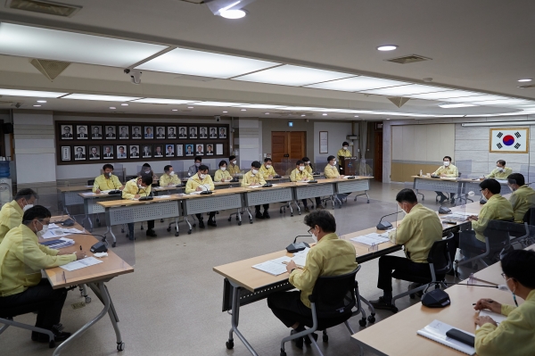 코로나19 대응 및 6월 확대간부회의 사진