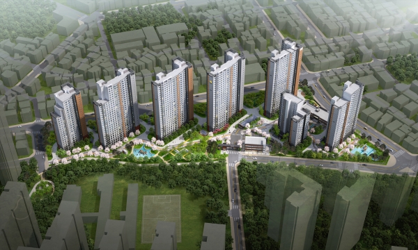 대전 해모로 더 센트라 조감도.