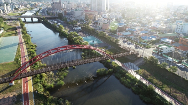 대천천 산책로 모습