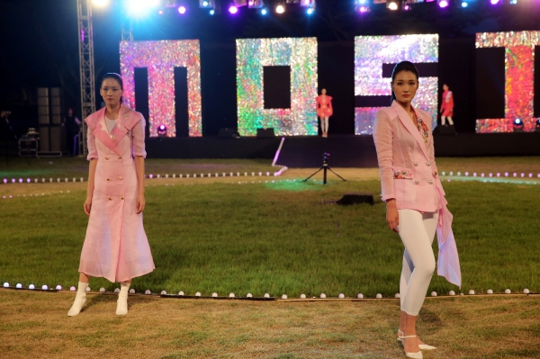 2021년 한산모시문화제 디지털 패션쇼 모습