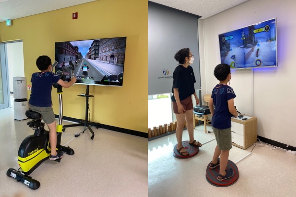 가상현실 스포츠 기구 사진