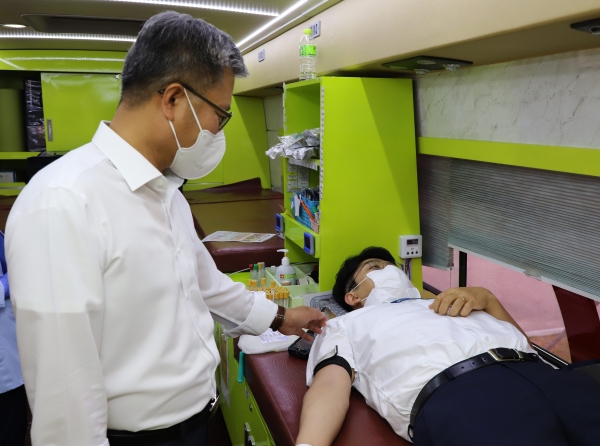 대한적십자사 대전세종혈액원과 공동으로 사랑의 생명나눔 헌혈캠페인을 실시하였다.