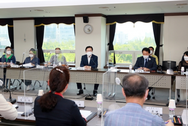 주민정책참여단 운영위원회 개최 모습